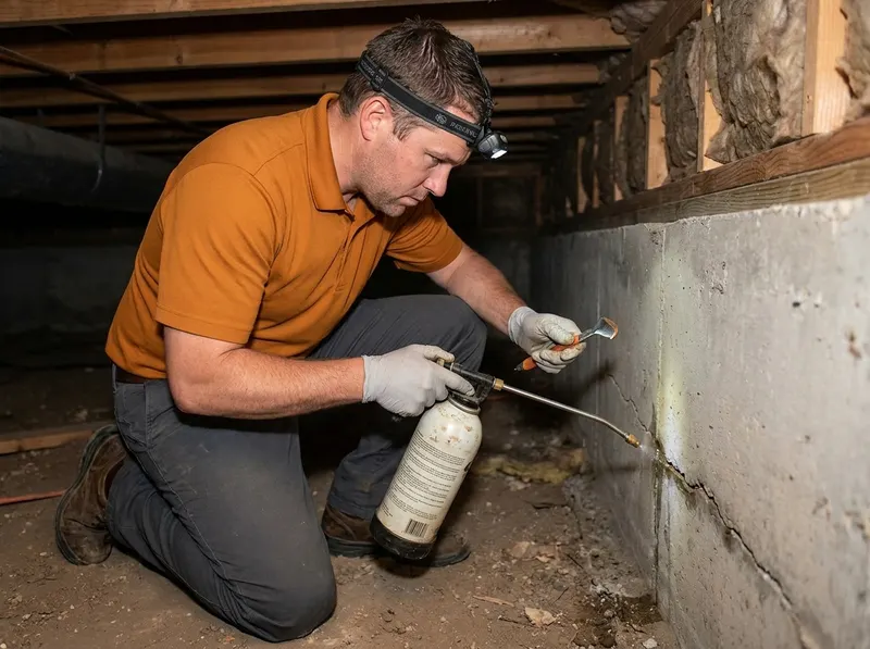 Crawl Space & Basement Millipede Suppression in Mapleton, UT